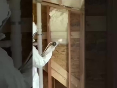 Veja a máquina de pulverização de espuma como pulverizar!